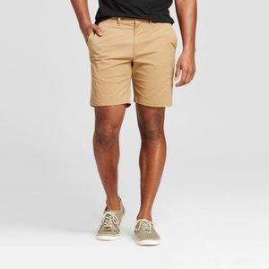 New Merona Men's Flat Front Khaki Shorts